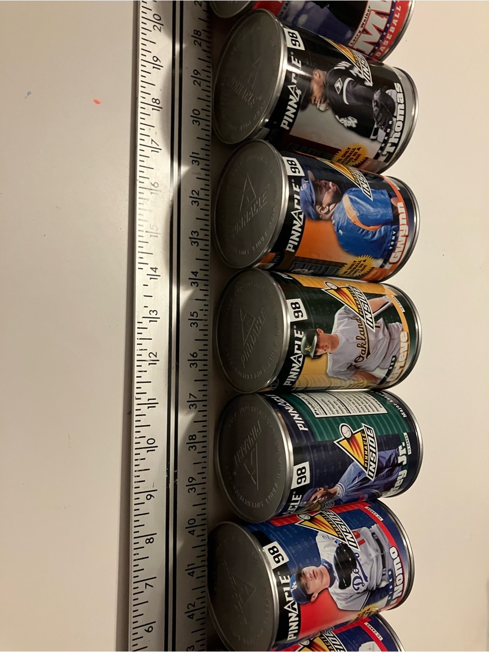 Set of Collectible Soup/Stew Cans with Sports Graphics baseball cards in cans - Picture 8 of 14